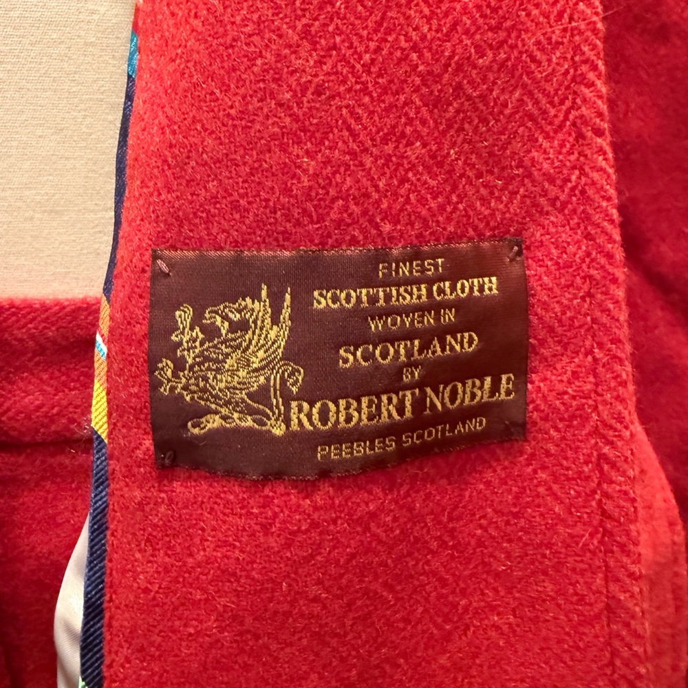 J. Crew Scottish Robert Noble Red Blazer 0 - Picture 7 of 11